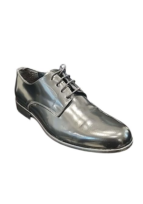 BRUSHED-OFF SHOE WITH LACES SALVATORE FINIZIO | shoes | 7720 6000NERO